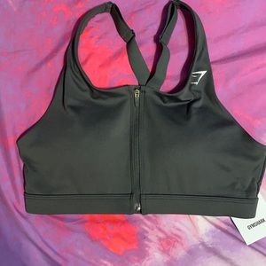 Gymshark Zip Up Training sports bra